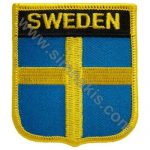 Sweden Embroidered Flag 8x6.5