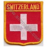 Switzerland Embroidered Flag 8x6,5