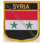 Syria Embroidered Flag 8x6,5