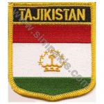 Tajikistan Embroidered Flag 8x6,5