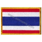 Thailand Embroidered Flag 8x5
