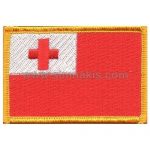 Tonga Embroidered Flag 8x5