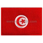 Tunisia Embroidered Flag 8x5