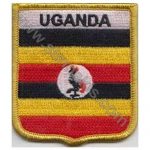 Uganda Embroidered Flag 8x6.5