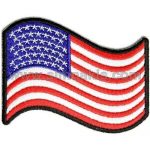 United States Embroidered Flag 9x6