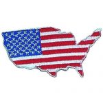 United States Embroidered Flag 8x5