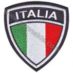Italy Embroidered Flag 7x7.5 cm