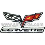 Corvette Embroidery Patch Emblem 9x4.5 cm
