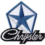 Chrysler Embroidery Patch Emblem 7x6.5 cm
