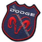 Dodge Embroidery Patch Emblem 8x6.5 cm