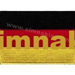 Germany Embroidered Flag 5x8 cm