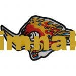 Duck Embroidered Patch (12x7 cm)