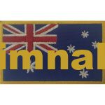 Australia Flag Embroidered Patch 8x5 cm