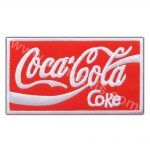 Coca-Cola Coke Red Logo Embroidered Patch (9 x 5 cm)