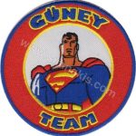 Superman Southern Team Logo Embroidered Patch (10 x 10 cm)