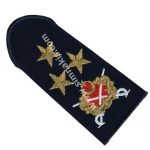 Military Air Force Lieutenant General Epaulet with 3 Stars (1st Pair)
