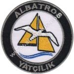 Albatros Yatçılık Logo Embroidered Patch (8 x 8 cm)