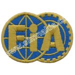 FIA Logo Embroidered Patch (8 x 5.5 cm)