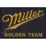 Miller Golden Team Logo Embroidered Patch (9 x 6 cm)