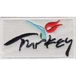 Turkey Tourism Embroidered Patch (8 x 4.5 cm)