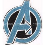 Avengers Logo Embroidered Patch (Woven, 8 x 7 cm)