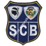 SCB Logo Embroidered Patch (Woven, 10 x 8 cm)