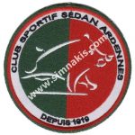 Club Sportif Sedan Ardennes Logo Embroidered Patch (9 x 9 cm)