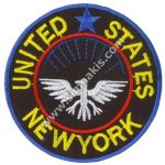 United States New York Logo Embroidered Patch (9x9 cm)