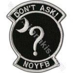 Don't Ask Noyfb Embroidered Patch (9x7.5 cm)