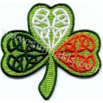 Leaf Embroidered Patch (9x9 cm)
