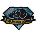Diamond Dogs Embroidered Patch 9x6 cm