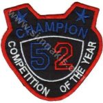 Champion Logo Embroidered Patch (9.5x9.5 cm)