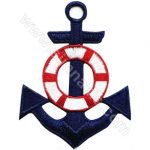 Nautical Anchor Sailor Embroidered Patch (6x8 cm & 7.5x10 cm)