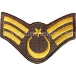 Tourism Public Order Senior Sergeant NCO Rank Embroidery – 1 Pair
