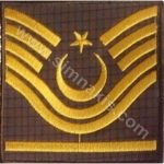 Tourism Public Order Chief Sergeant NCO Rank Embroidery – 1 Pair