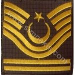 Tourism Public Order Senior Chief Sergeant NCO Rank Embroidery – 1 Pair