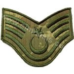 Camouflage Staff Sergeant NCO Rank Embroidery – 1 Pair