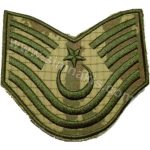 Camouflage Senior Sergeant Major NCO Rank Embroidery – 1 Pair