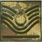 Camouflage Chief Sergeant NCO Rank Embroidery – 1 Pair