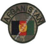 Afghanistan Military Training Flag Embroidery