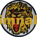 Lion Head Embroidered Patch 8x8 cm - Görsel 3