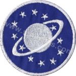 Saturn Logo Embroidered Patch (8x8 cm)