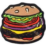 Hamburger Embroidered Patch (9x8 cm)
