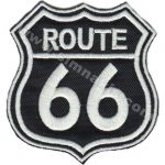 Route 66 Logo Embroidered Patch (8x7.5 cm)