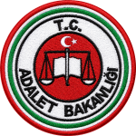 T.C. Ministry of Justice Embroidery Patch 8.5x8.5 cm