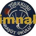 Türkkuşu Parachute School Logo Embroidered Patch (9x9 cm)