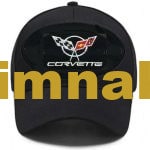 Corvette Embroidered Patch Cap (Adjustable Velcro Strap)