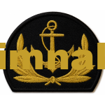 Navy Hat Cockard Embroidery Patch – 6x7 cm