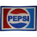 Pepsi Logo Embroidered Patch 7x7 cm