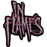 In Flames Embroidery Patch Application (9 x 8 cm)
